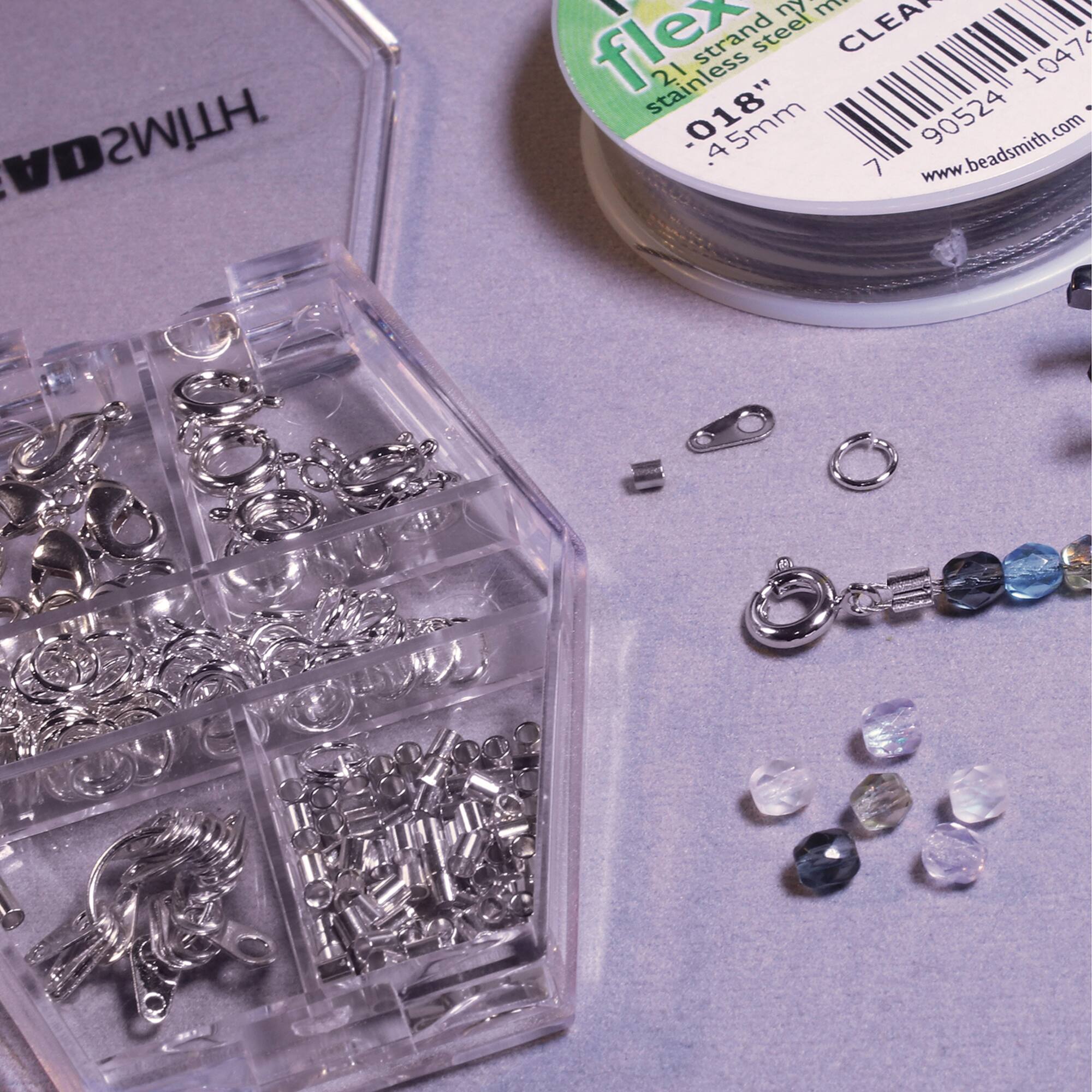 The Beadsmith® Basic Elements™ Silver-Plated Findings Assortment